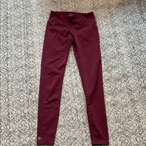 Maroon Athleta leggings